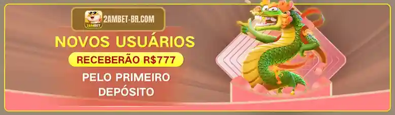 Novo usuário recebendo bônus de boas-vindas no 2AMBET cassino.